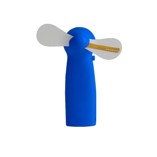 LED Message Hand Fan Blue